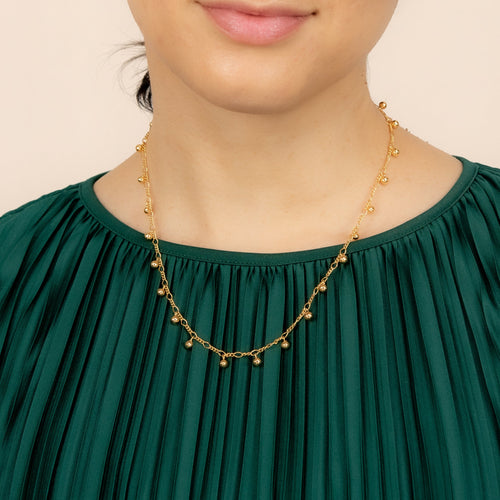 Beaded Fringe Necklace